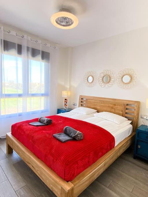 Sunny Luxury Apartment With Two Great Sunny - Level Terraces, Two Swimming Pools, In A New Complex Pueblo Majorero, Close To Fuerteventura Golf Club, Next To The Beach , Atlantico Shopping Mall And Casino In Caleta de Fuste Extérieur photo